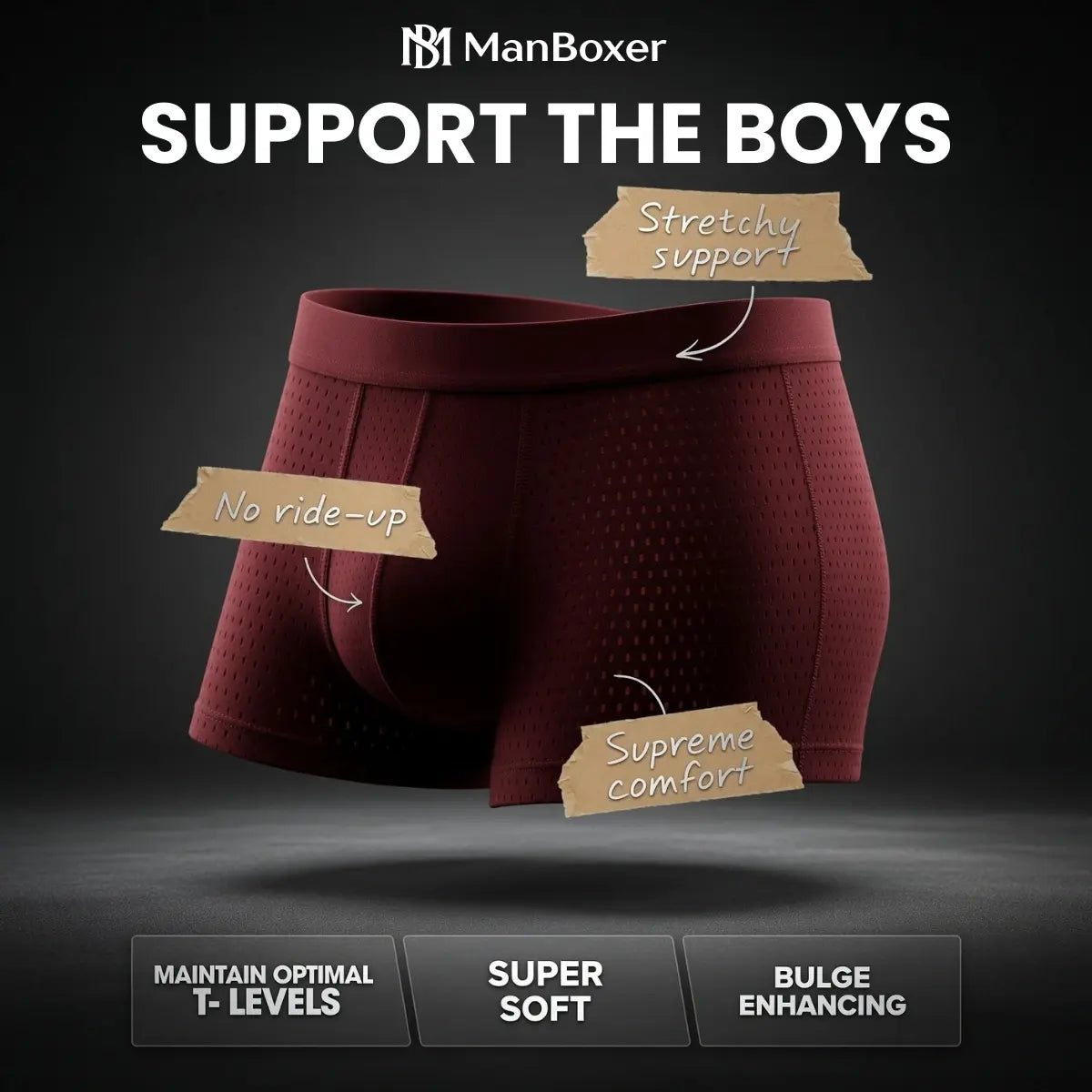 ManBoxer - Bamboo Ultimate Comfort Leakproof and Shaping Briefs