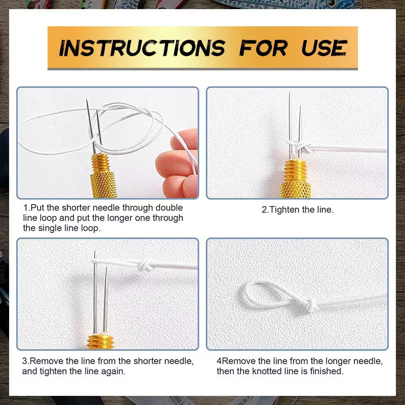 🎣Fishing Line Knotter Hook Needle