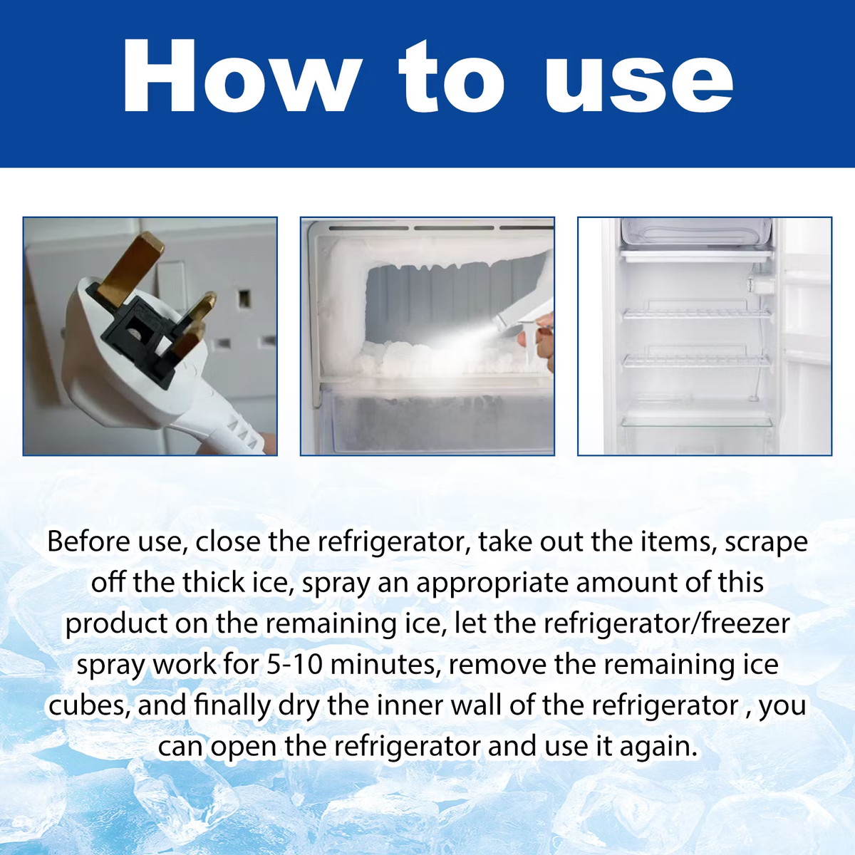 🧊Defrost Spray forFridge-Freezer