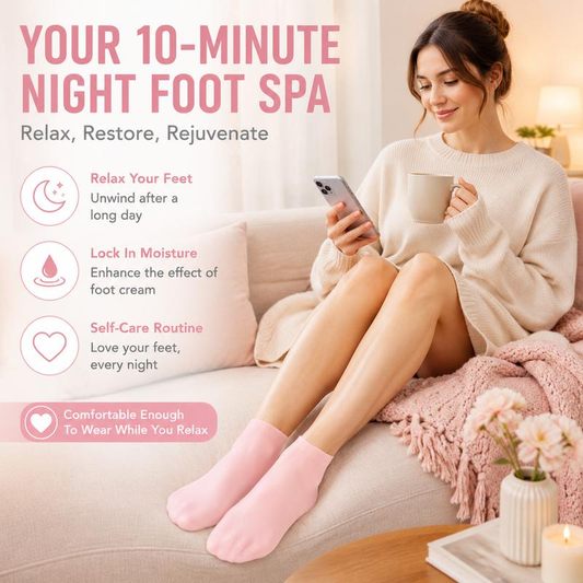 ⚡90K+ SOLD! Almost Gone-💥 Reusable Silicone Foot Care Socks👣🧦