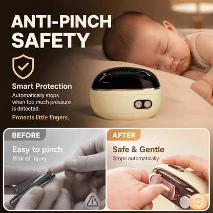 💅Safe and Practical 2-in-1 Smart Electric Nail Clipper and Polisher
