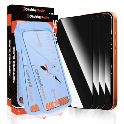 ChubbyShield Ultra - Military-Grade Privacy Screen Protector with Ultra-easy Install Box