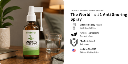 Get a good night's sleep 💤US #1 NATURAL SNORING RELIEF SPRAY