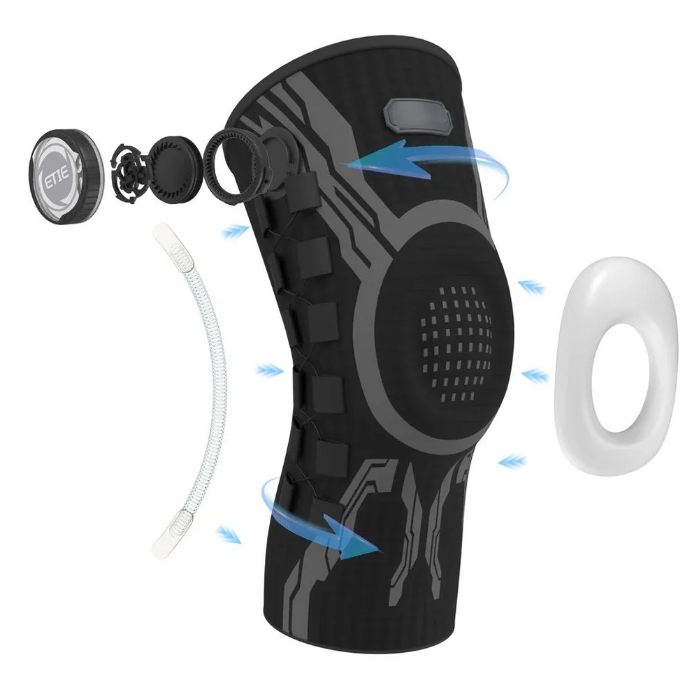 Adjustable, high-quality compression knee brace suitable for men, women, and all ages.