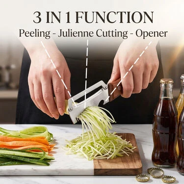 3-in-1 vegetable slicer and peeler – a kitchen essential!🔪