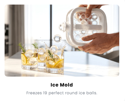 Portable Silicone Ice Ball Maker Kettle