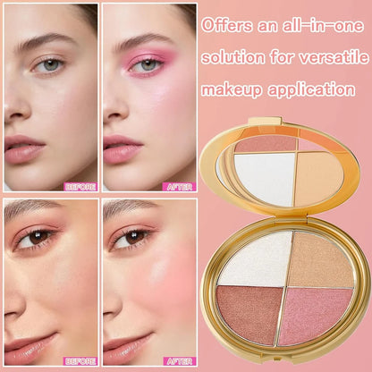✨ INSTANT GLOW GODDESS Eye & Cheek Palette 4-IN-1 Glow System