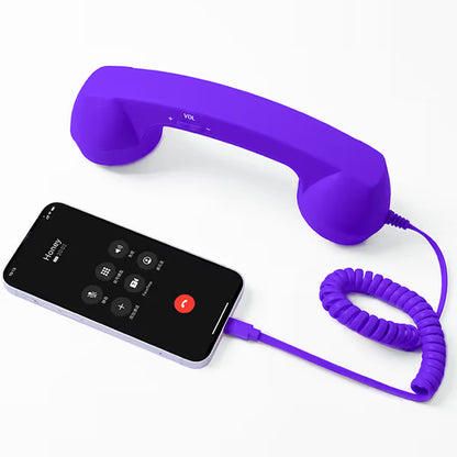 📞Retro Wired Telephone Handset for Smartphones