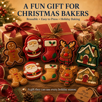 ⏰Only $9.99 Last Day Promotion!✨ 🎄16-Design Christmas Mini Pie MoldCollection🥧