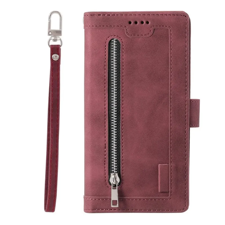 Luxury Zipper Wallet Phone Case for iPhone👛