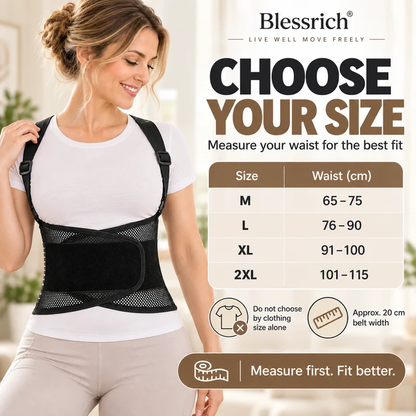 ⏳TIME-LIMITED 50% OFF！！！⏰ Support Your Back Instantly! Breathable 4-Rod Waist Support Brace