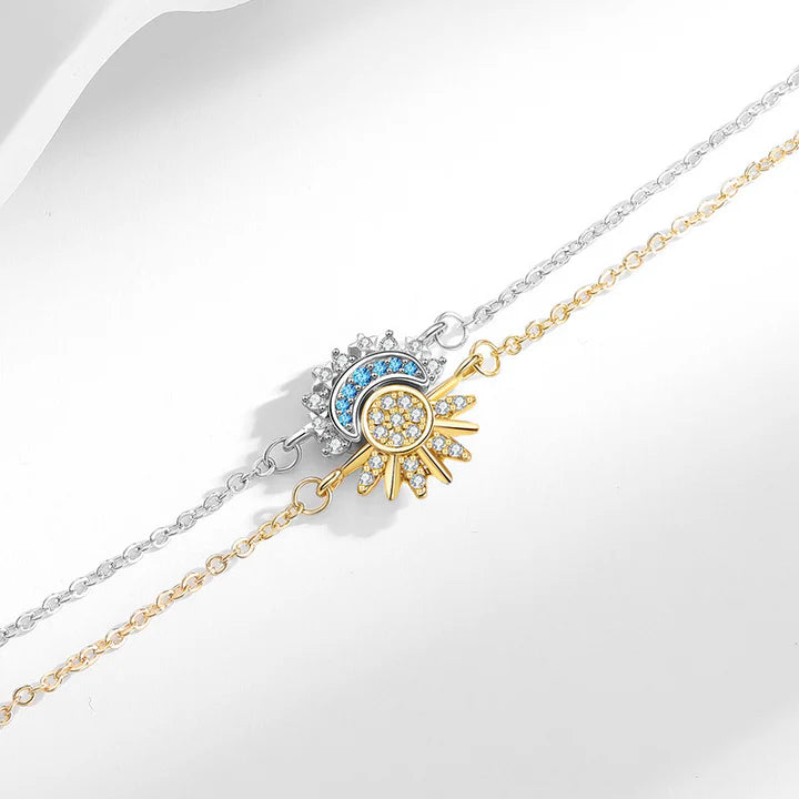 You are my sun, I am your moon – Magnetic Necklace Set – A romantic gift for couples.