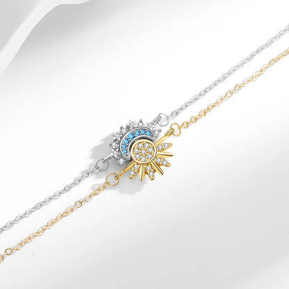 You are my sun, I am your moon – Magnetic Necklace Set – A romantic gift for couples.