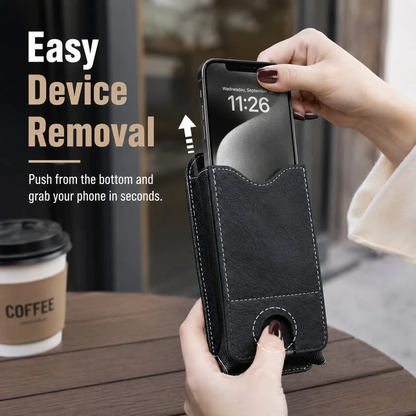 🏆 Last Day Special Price ! 🔥Premium Men's PULeather Cell Phone📱 HolsterPouch👛