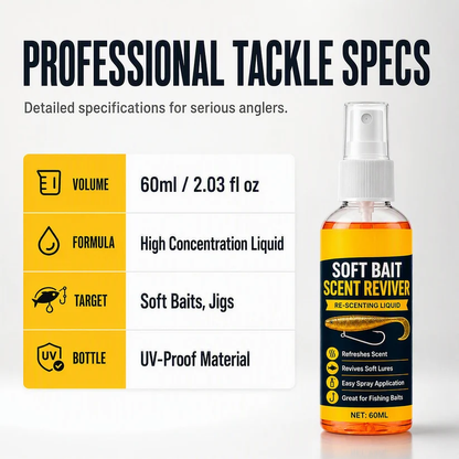 🎣Soft Bait Scent Spray -Instant Fish-AttractingReviver🐟