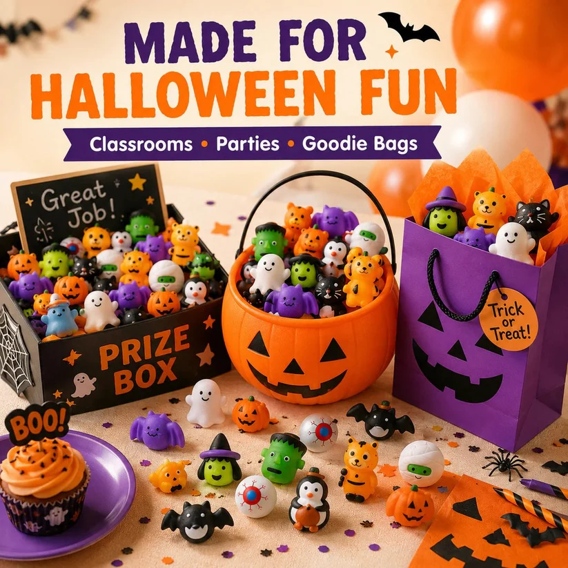 Halloween 🎃 Mega Sale: Last Day for 50% Off 🎃 30PCS Halloween Mochi Squishy Toys👻