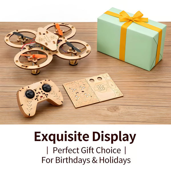 🔥Last Day 69% OFF-Wooden Drone DIY Assembly Kit