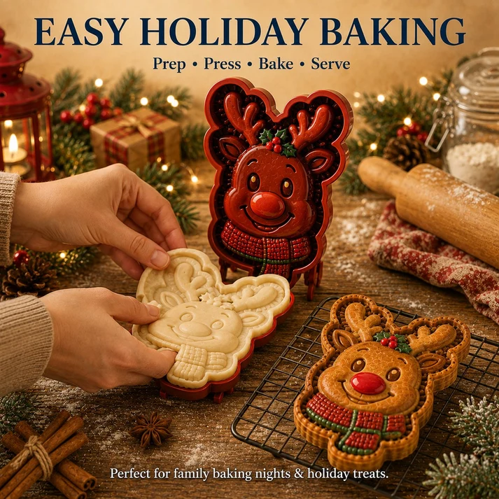 ⏰Only $9.99 Last Day Promotion!✨ 🎄16-Design Christmas Mini Pie MoldCollection🥧