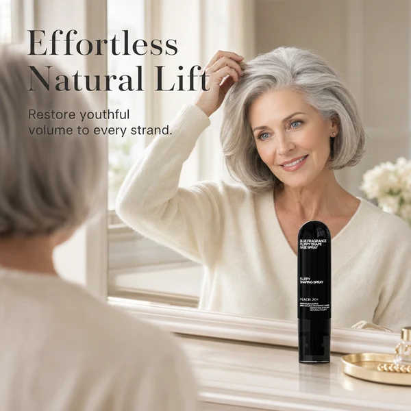 👩Peach-Scented Volumizing Hair Spray – Instant Root Lift & All-Day Hold