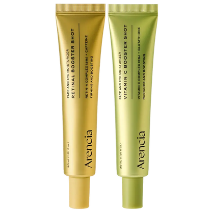 "Skin-Renewing" Dual-Action Duo — A pairing of Vitamin C and retinal that works synergistically day and night to brighten the complexion, refine pores, deeply hydrate, and fade dark spots.