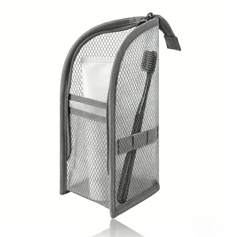 ✨Freestanding Waterproof Mesh Travel🧳 Toiletry Bag