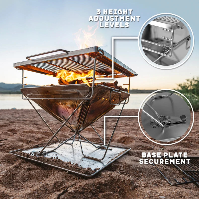 Flatpack Grill, Stove, & Pit（📦Free shipping）