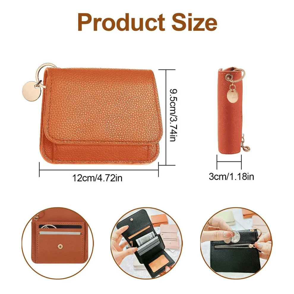 Women's Elegant Minimalist Short Slim Wallet