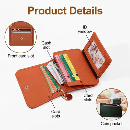 Women's Elegant Minimalist Short Slim Wallet