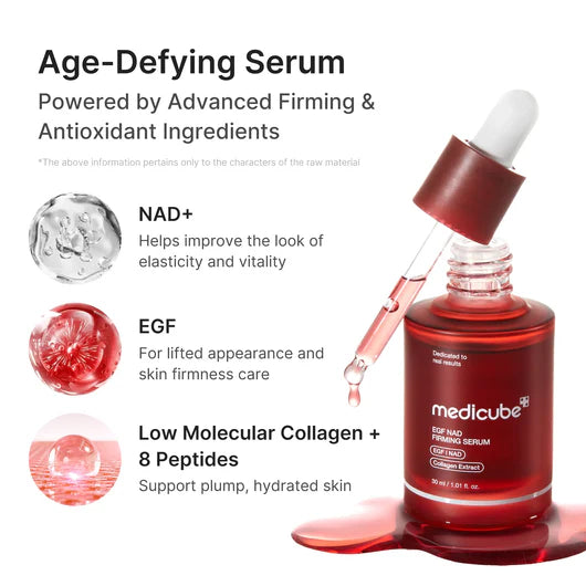 🔥LAST DAY FLASH DEAL✨BOGO FREE Korean NAD+ EGF Firming Anti-Aging Serum