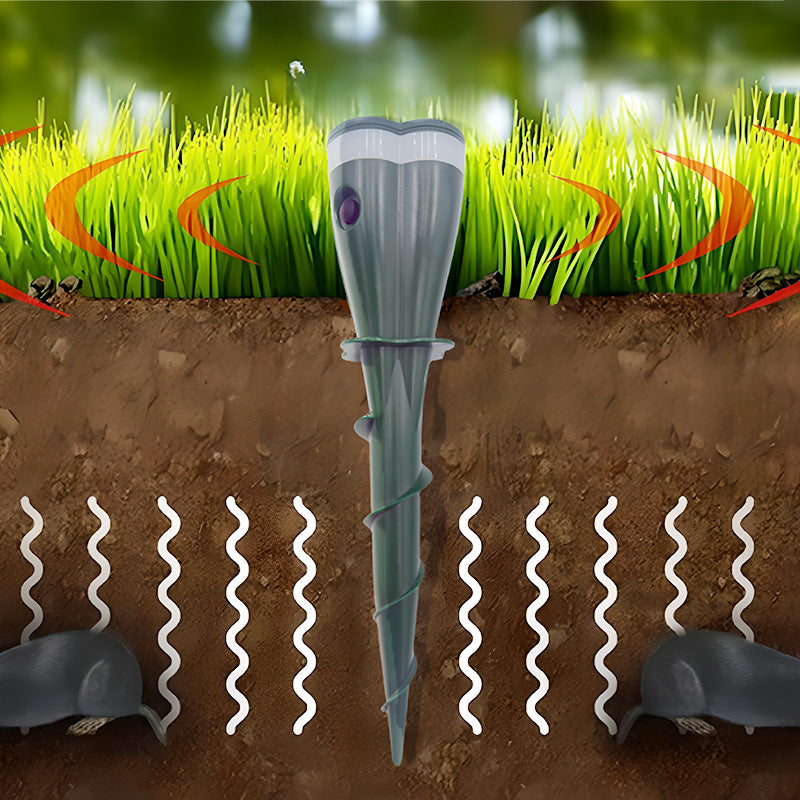 Solar Ultrasonic Outdoor Animal Repellent