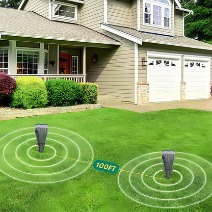 Solar Ultrasonic Outdoor Animal Repellent