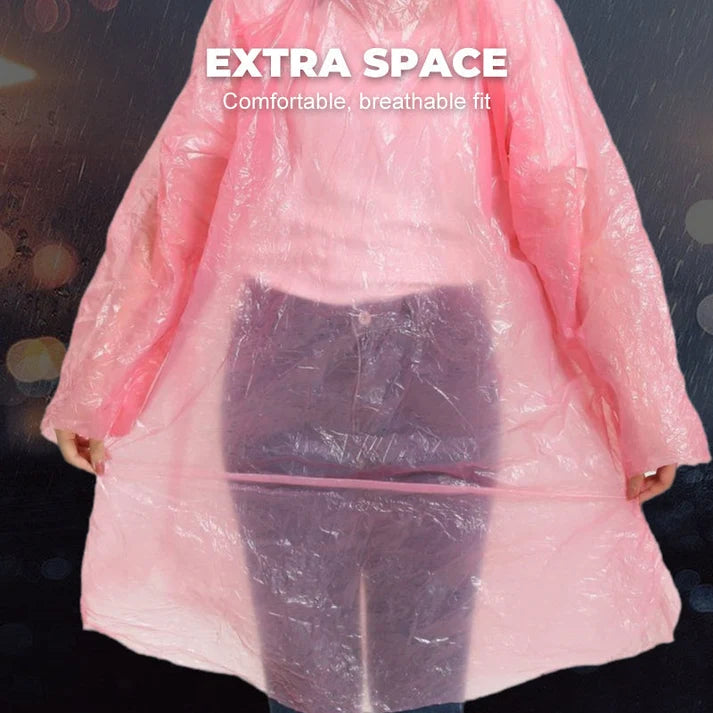 🌧️50% OFF NOW! Pocket‑Size Disposable Raincoat for Unexpected Showers, Compact Ball‑Packaged Waterproof Emergency Poncho, One‑Size‑Fits‑All Lightweight Rain Protection for Travel, Hiking & Outdoor Events