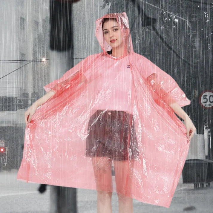 🌧️50% OFF NOW! Pocket‑Size Disposable Raincoat for Unexpected Showers, Compact Ball‑Packaged Waterproof Emergency Poncho, One‑Size‑Fits‑All Lightweight Rain Protection for Travel, Hiking & Outdoor Events
