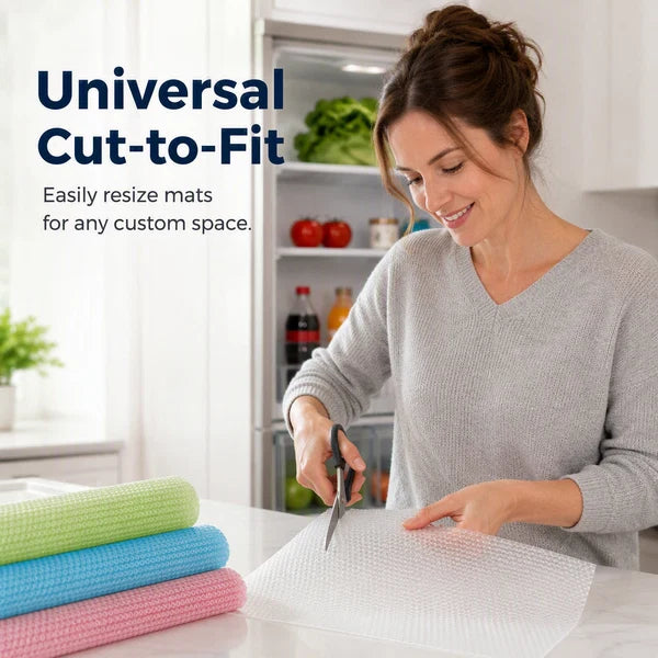 🧊 50% OFF NOW! 🛡️ Waterproof Fridge Shelf Liners – Non-slip, easy-clean & food-safe – Keeps fridge shelves fresh & organized ✨